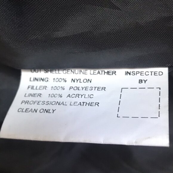 Tuskany Multi-toned Leather Suede Cardigan Jacket  Vneck Button Closure Size 3XL - Picture 10 of 10